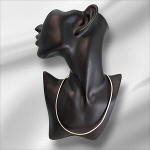 Milor 925 Italy 4mm Omega Necklace